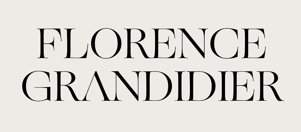 Florence Grandidier's Portfolio