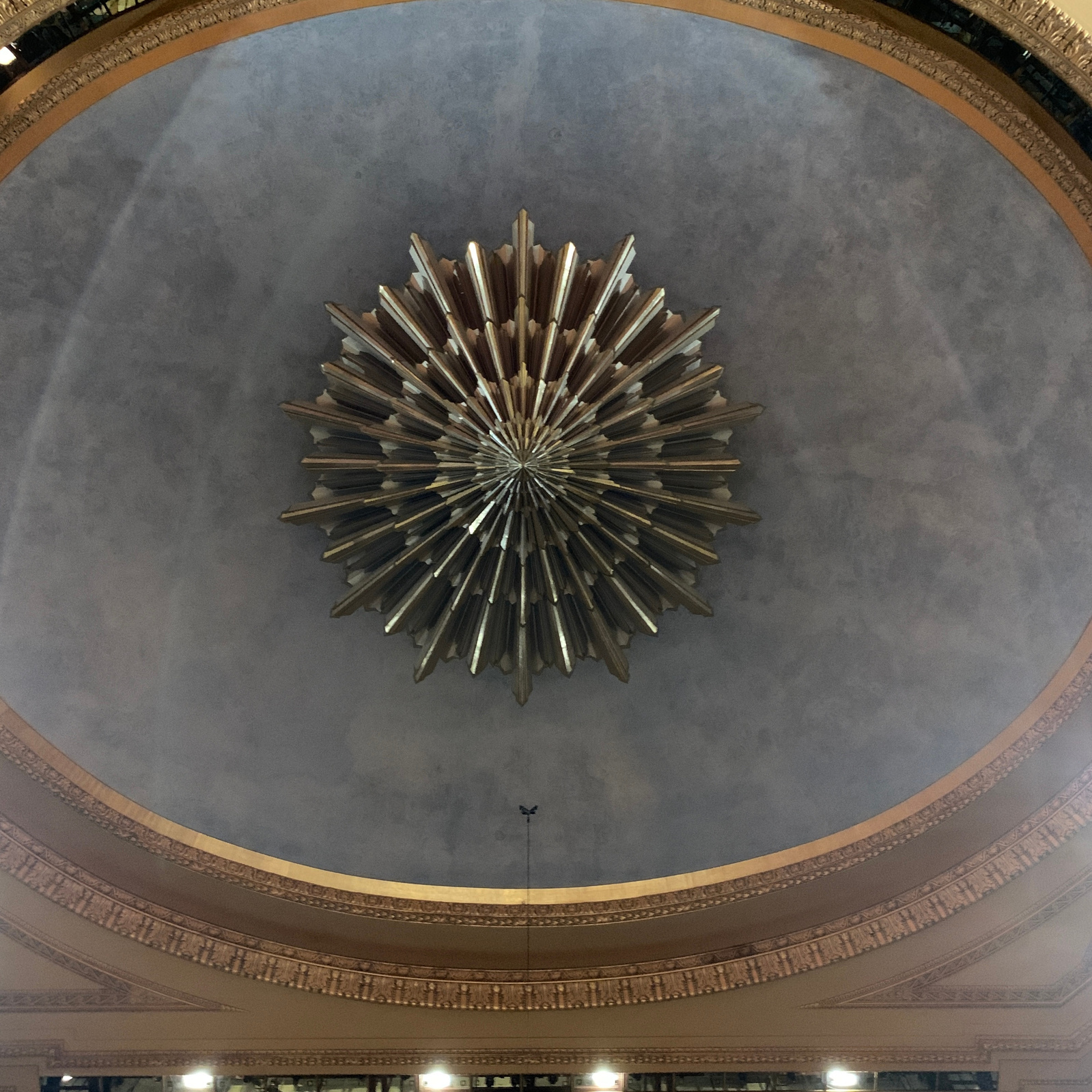 San Francisco Opera War Memorial Theater ceiling. Photo © Simon Bennison