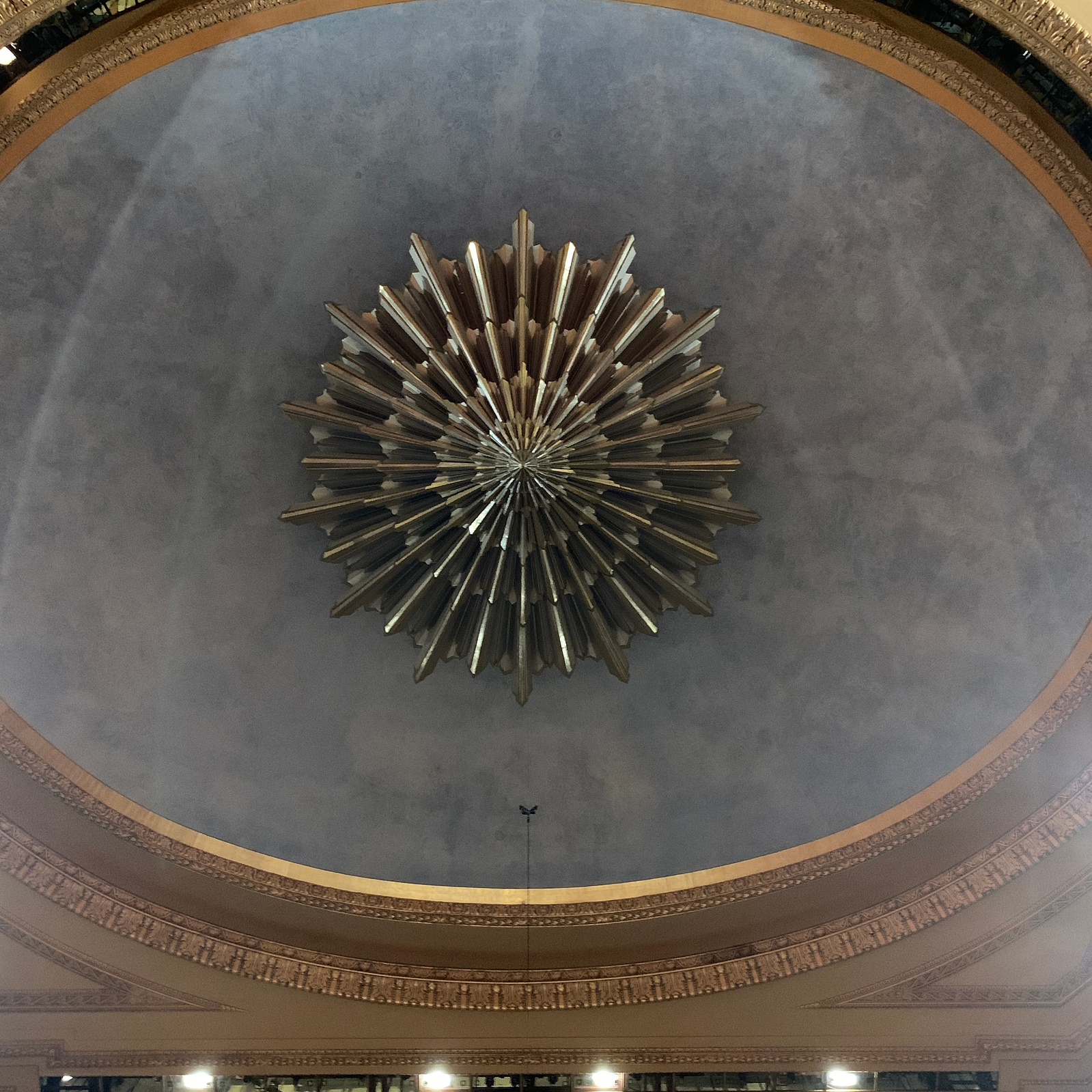 San Francisco Opera War Memorial Theater ceiling. Photo © Simon Bennison