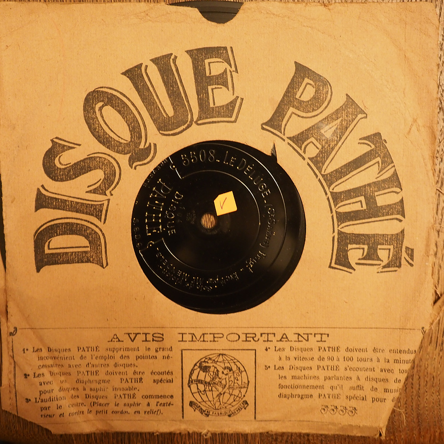 Emile Mendels 100 tours gramophone record