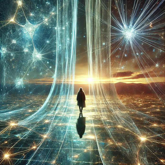 AI art that Zachary Daigle made after ketamine treatment.
