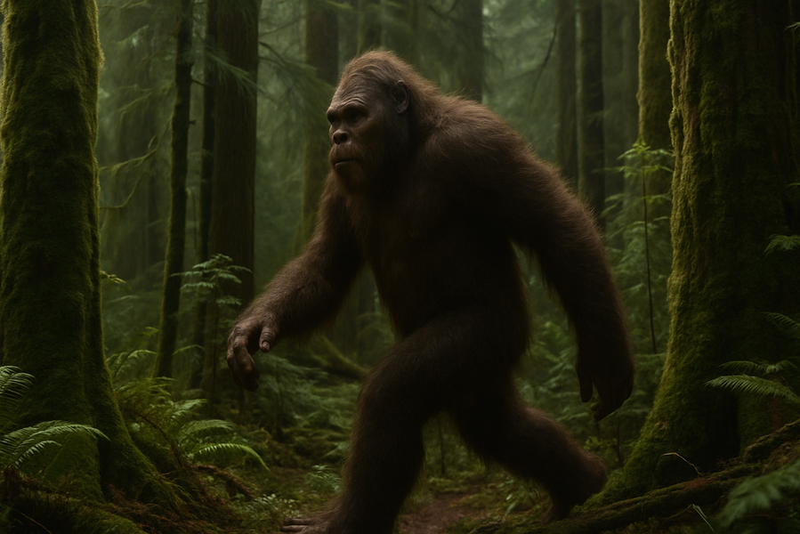 AI photo of big foot 
