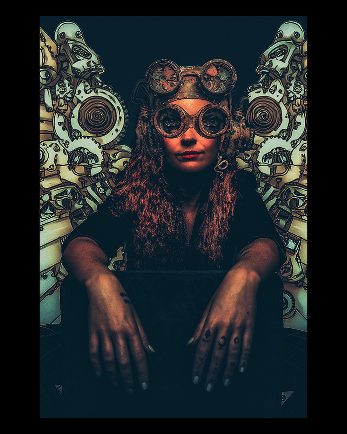 During his stint at NSCAD, Zack Daigle incorporated past photos and art to create stunning steampunk imagery.
