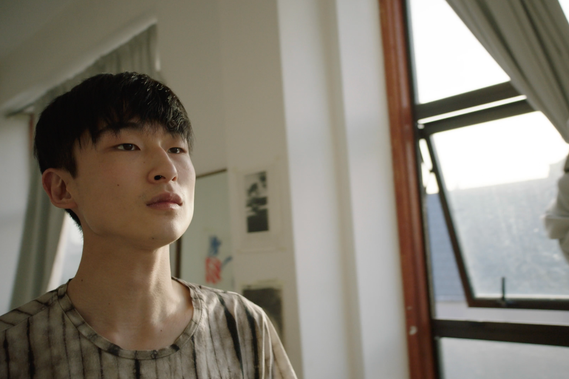 Sang Woo Kim in his studio