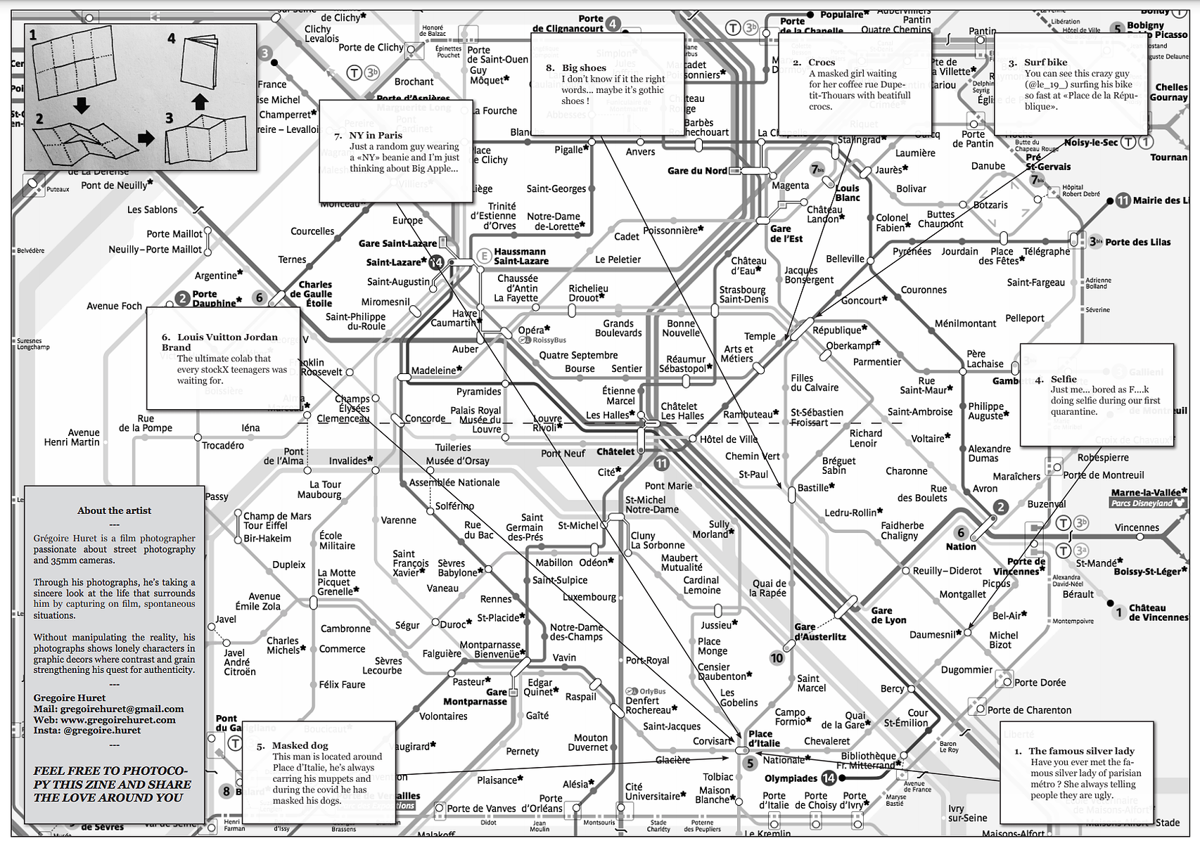 Pdf of the map at the back of the zine HTFYW vol 9