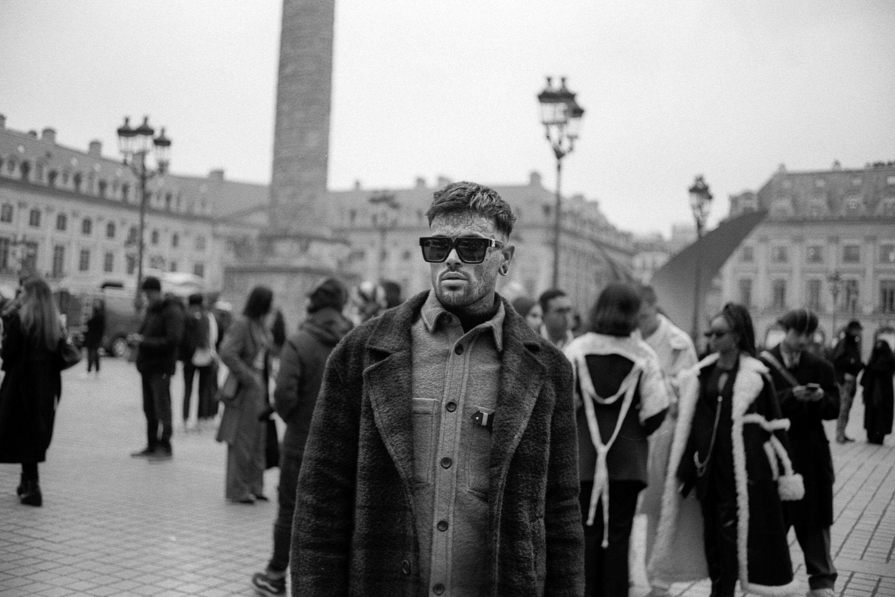 35mm photos shot at Valentino Paris Fashion Week 2022 by Grégoire Huret, on kodak film with Leica M6