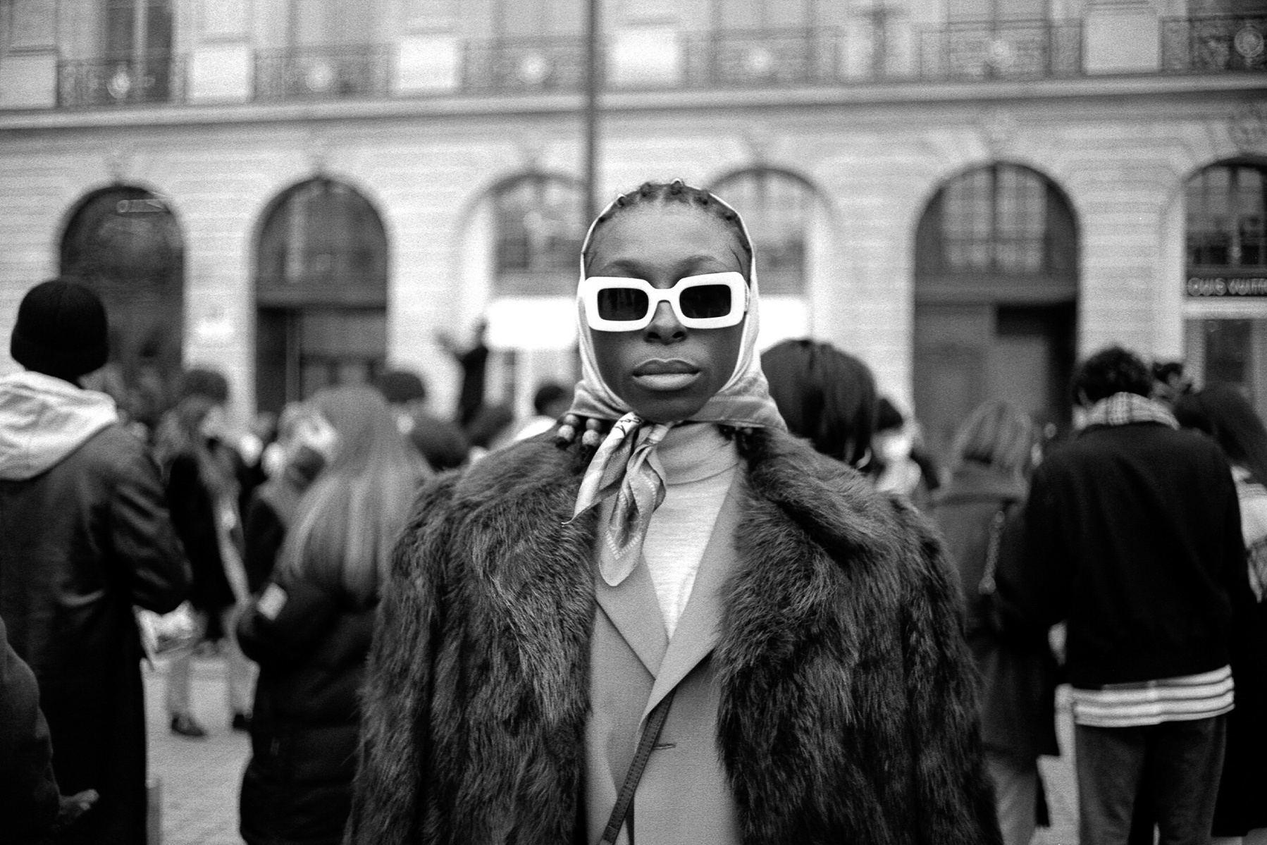 35mm photos shot at Valentino Paris Fashion Week 2022 by Grégoire Huret, on kodak film with Leica M6