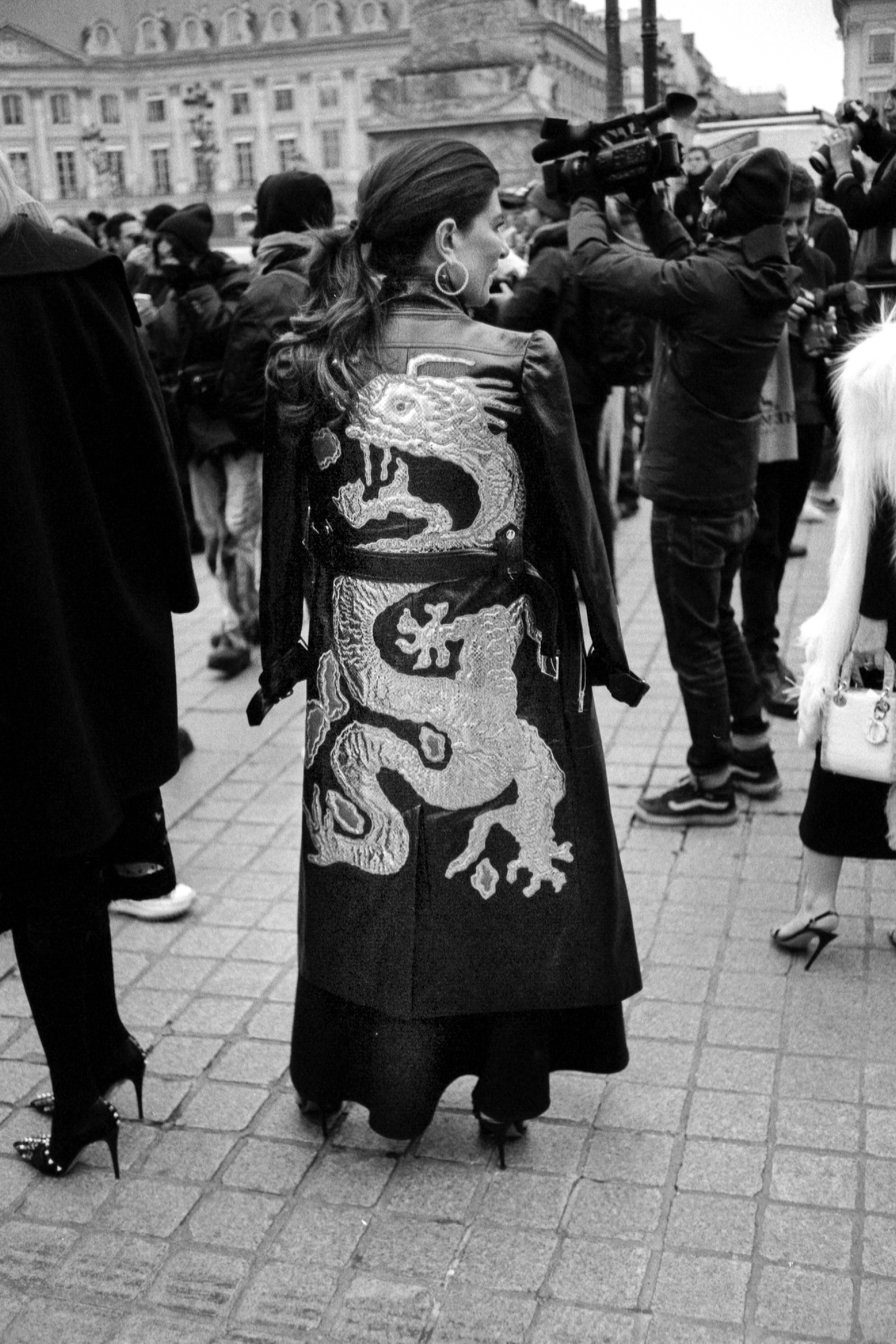 35mm photos shot at Valentino Paris Fashion Week 2022 by Grégoire Huret, on kodak film with Leica M6