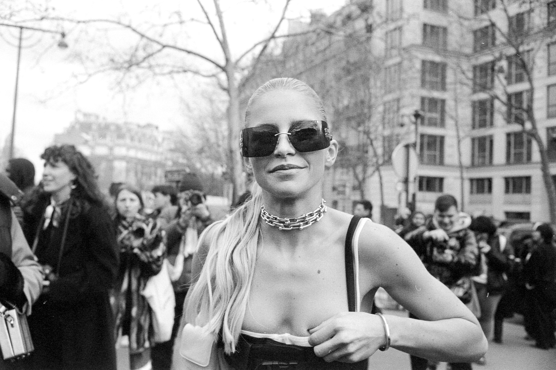 Caroline Daur at MiuMiu PFW