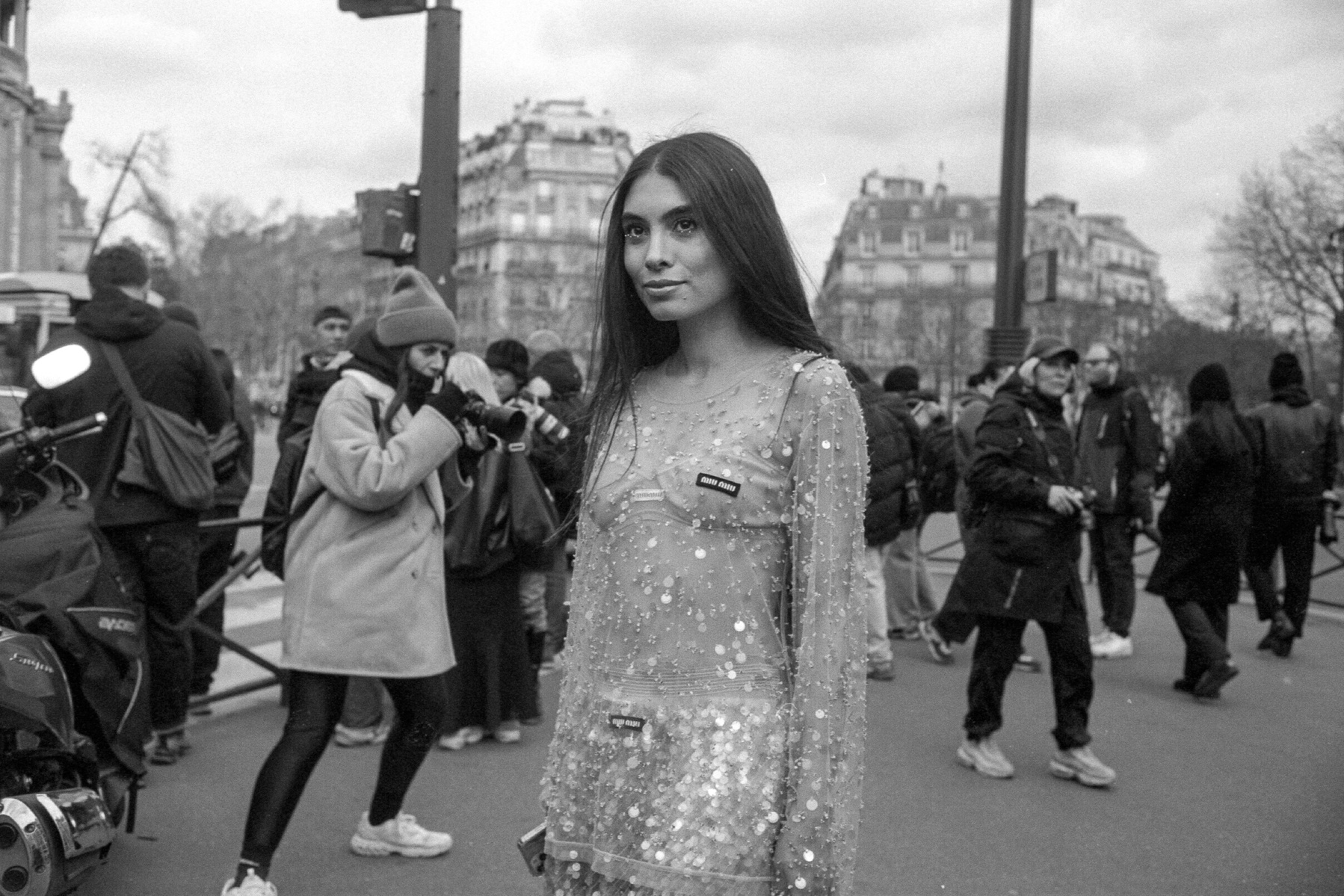 Fer Millan Delaroière at MiuMiu PFW