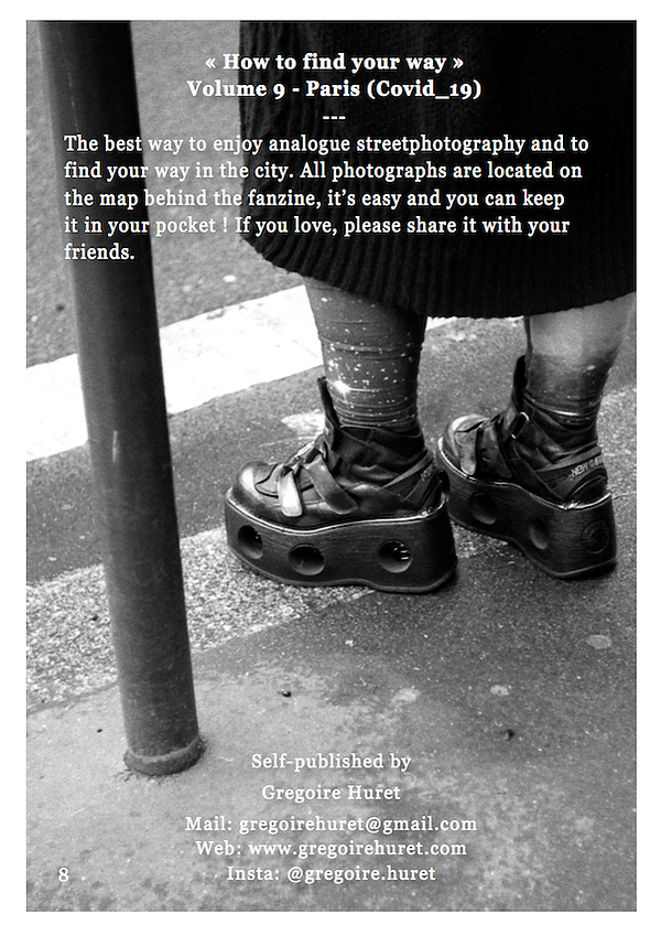 Back of the zine HTFYW vol 9