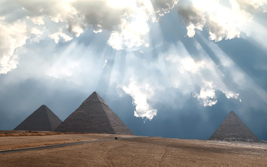 Pyramids in Giza