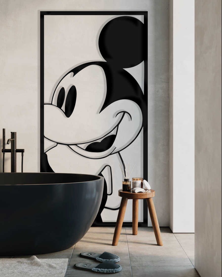 This is "Mickey" an artwork of the artist Marcello Ghirardi Paganella, part of  its "Icon" Collection.
