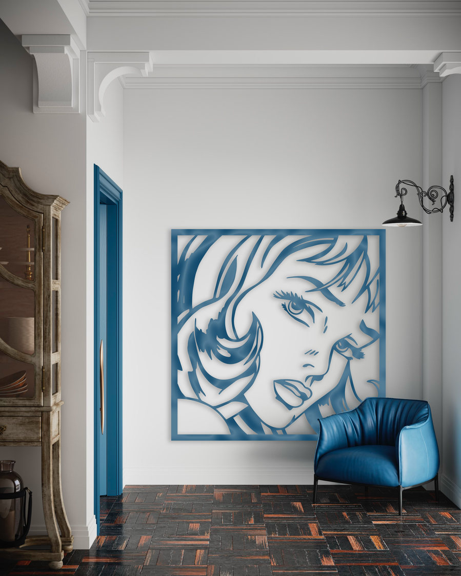 This is "Roy" an artwork of the artist Marcello Ghirardi Paganella, part of  its "Tribute" Collection.