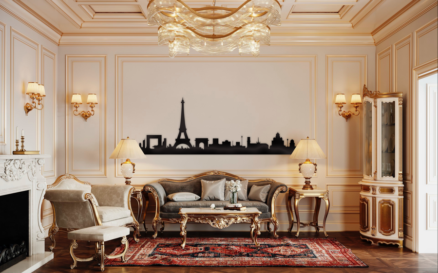 This is "Paris" an artwork of the artist Marcello Ghirardi Paganella, part of  its "Skyline" Collection.