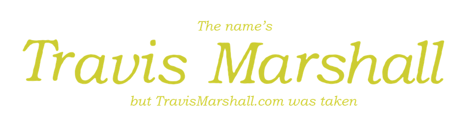 Travis Marshalls Portfolio