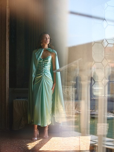 Monique Lhuillier Venice behind the scenes campaign