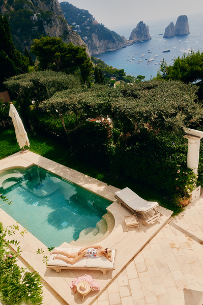 Hamptons Magazine la dolce vita editorial story in Capri