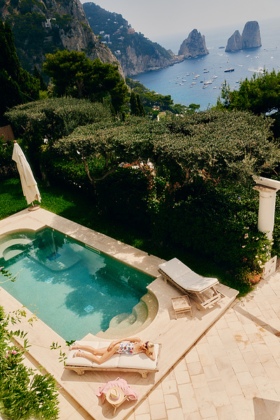 Hamptons Magazine la dolce vita editorial story in Capri