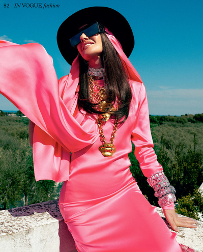 Vogue CZ editorial story featuring Anna dello Russo