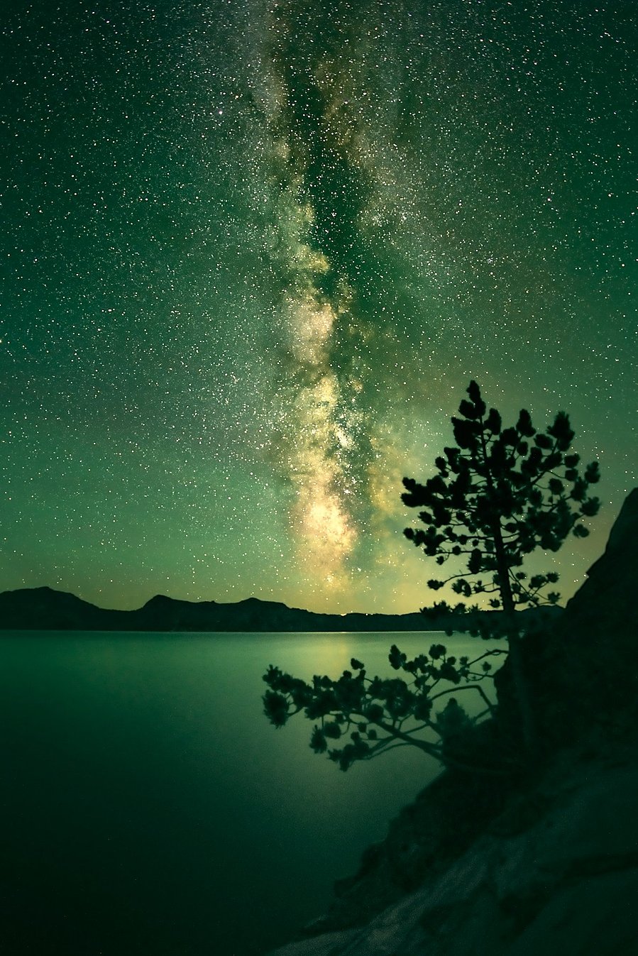 Milky Way at Crater Lake National Park