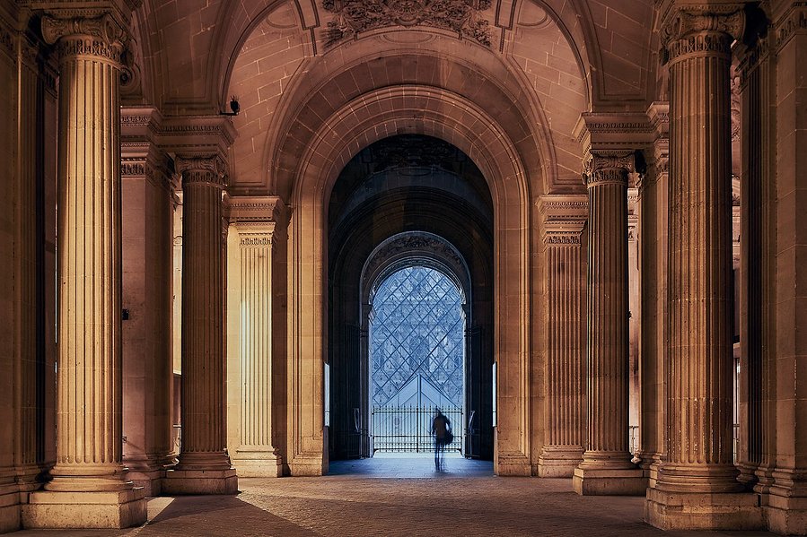 The louvre in paris france