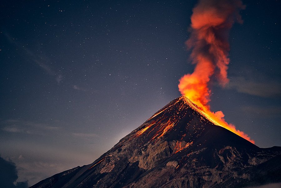 Sleeping near Acatenango to see a volcano in Guatemala