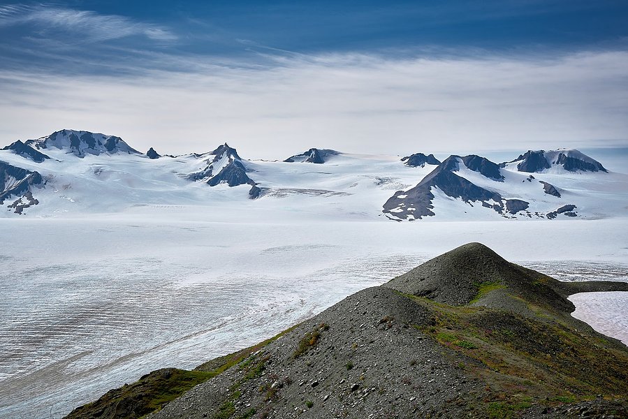 Harding Icefield in Kenai Fjords National Park in Iceland