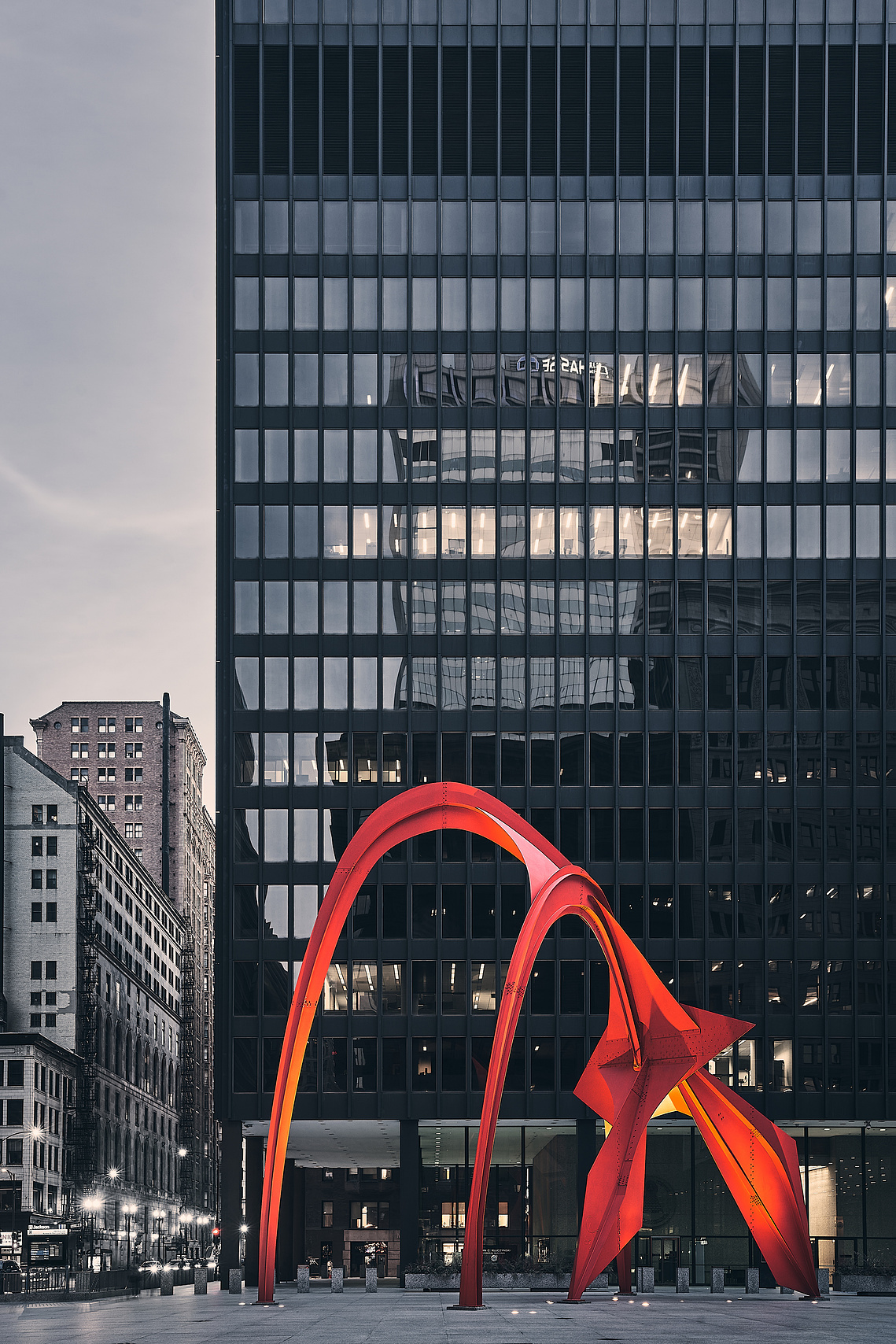 PIcasso's Flamingo structure in the Loop, Chicago Illinois