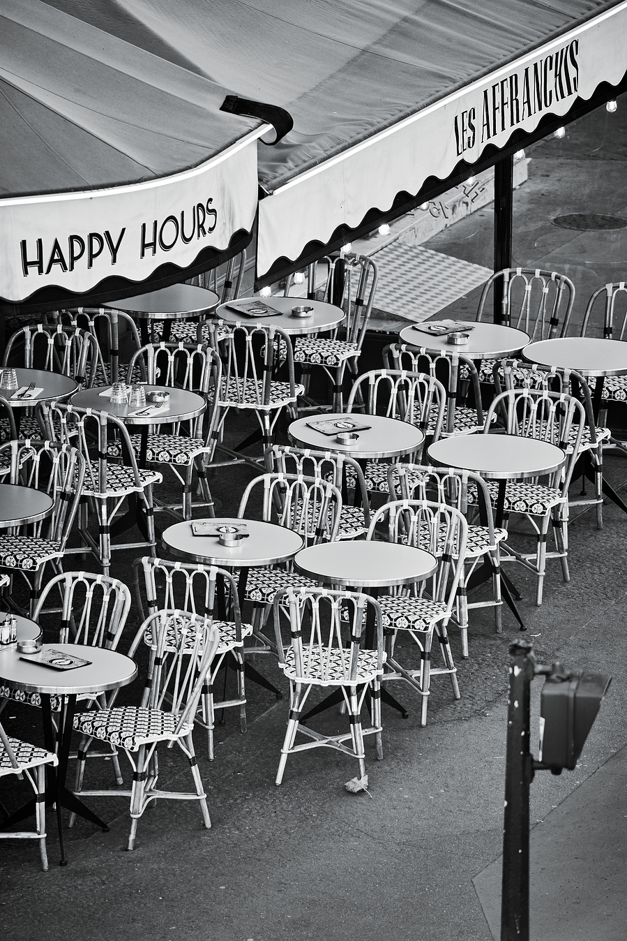 paris France cafe chairs