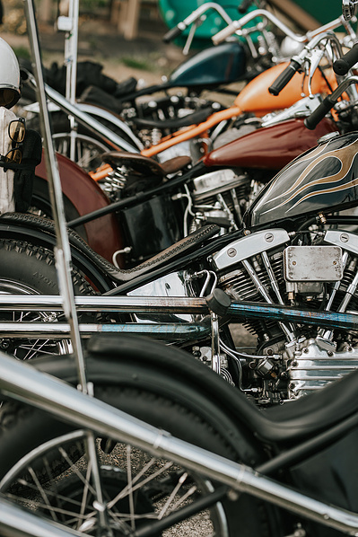 Panhead Choppers, Country Wedding in Courtenay, Vancouver Island