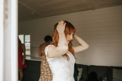 Wedding Morning in Courtenay, Vancouver Island