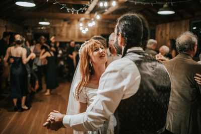 Bride and Groom Dance Country Wedding in Dove Creek, Courtenay, Vancouver Island