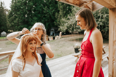 Country Wedding Morning in Courtenay, Vancouver Island