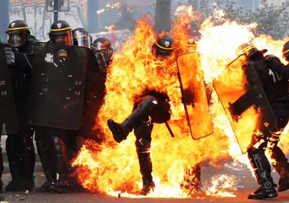 1er Mai 2023. Photographie AFP.