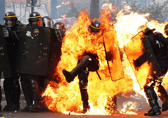 1er Mai 2023. Photographie AFP.