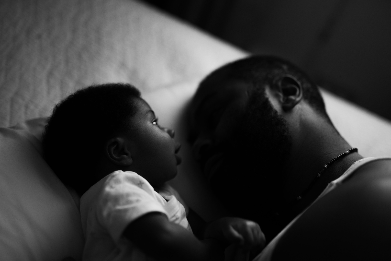 black father and his baby