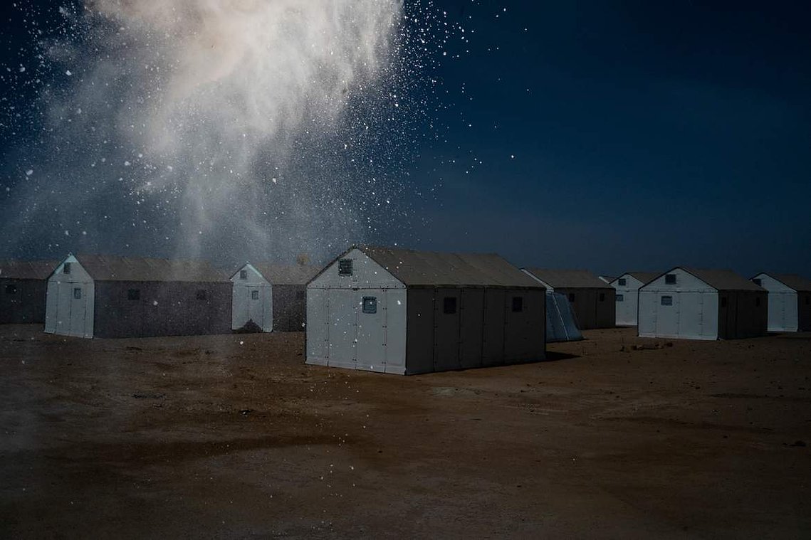 WESTERN SAHARA, TIFARITI The village of Tifariti is part of what Polisario Front (Saharawi rebel national liberation movement) call the Liberated Territories, and Morocco call the Buffer Zone. It has been the de facto temporary capital of the Sahrawi Arab
