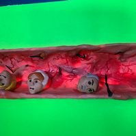 Stop Motion animation puppet from Oliver Levine animation. Inside Vein