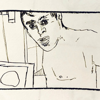 Ade Music video Ambivert storyboard. Behind the scenes from Oliver Levine animation