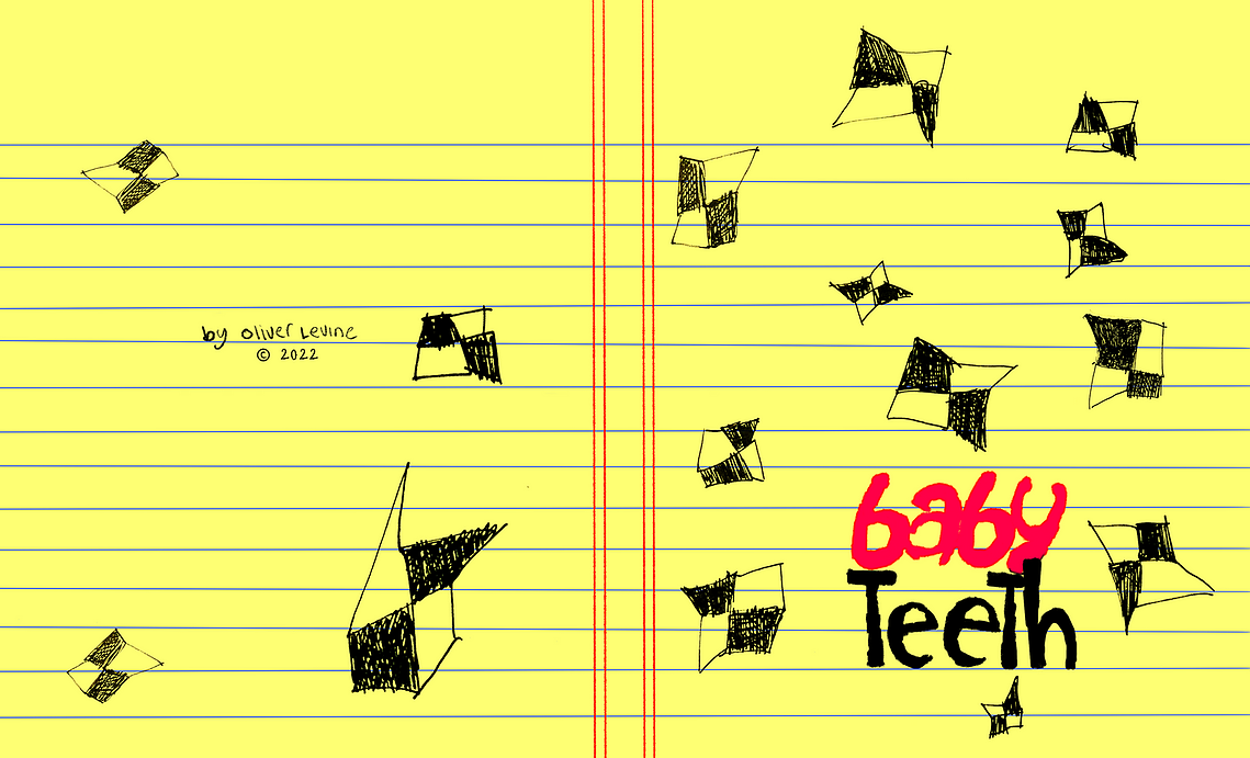 Cover Image to Oliver Levine comic book Baby Teeth