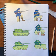 Stop Motion animation storyboard from Oliver Levine animation. 