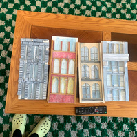 Ade Music video Ambivert. Behind the scenes from Oliver Levine animation. Paper cutout buildings