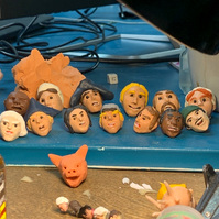 Stop Motion animation puppet from Oliver Levine animation. 