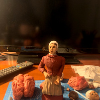 Stop Motion animation puppet from Oliver Levine animation. 