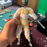 Stop Motion animation puppet from Oliver Levine animation. 