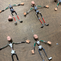 Stop Motion animation puppet from Oliver Levine animation. Zach Dorn animated film Charlotte