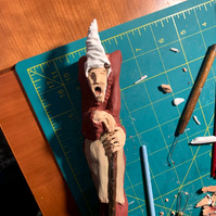 Stop Motion animation puppet from Oliver Levine animation. 