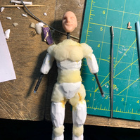 Stop Motion animation puppet from Oliver Levine animation. 