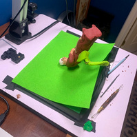 Stop Motion animation puppet from Oliver Levine animation. 